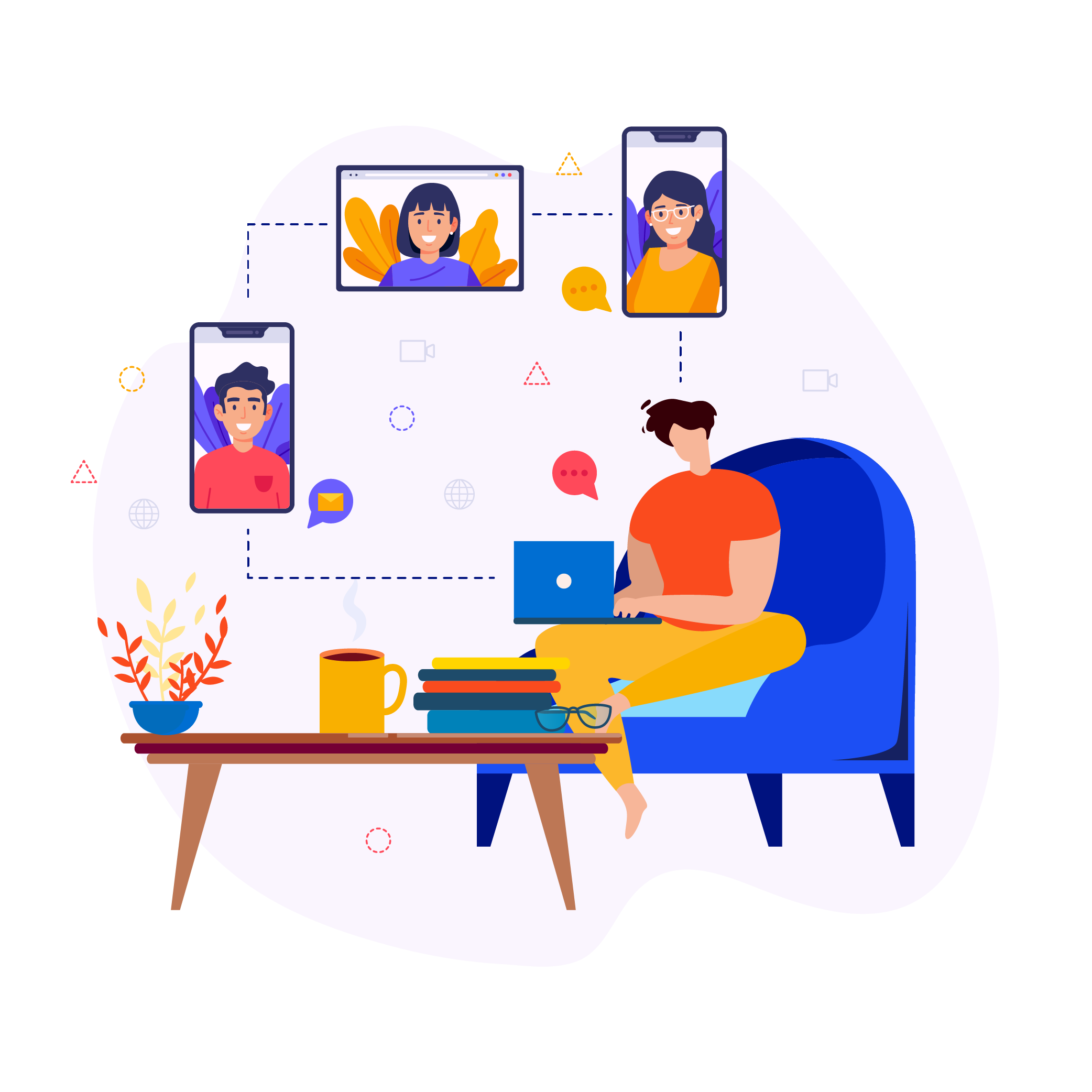 Moolya remote teams illustrator